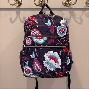 Vera Bradley Mayfair Bloom XL Campus Backpack in Performance Twill